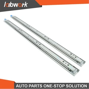 Labwork Heavy Duty 32" Drawer Slides With Lock 250lb Full Extension Ball Bearing - Picture 1 of 23