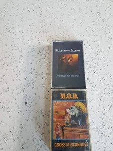 2 cassettes M.O.D. Gross Misconduct 1989 Flotsam & Jetsam No Place For Disg 1988 - Picture 1 of 3