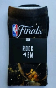 NBA Finals Rock Em Socks 2023 Larry O'Brien Trophy Men's Size Large/XL Black - Picture 1 of 4