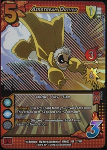 Universus - My Hero Academia - "Airstream Driver" (Foil) Set MHA02 UR 2/117 - Picture 1 of 1