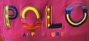Color-block Polo Ralph Lauren Terry Shirt dress youth size 16 multi color - Picture 1 of 9