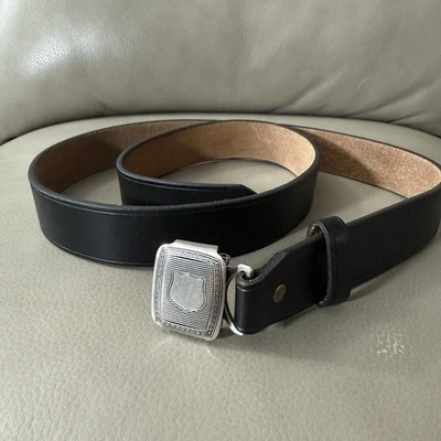 Cinturón occidental RRL doble RL cuero con tachuelas envejecido talla 34 Foto 1 de 4