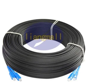 500M Outdoor SC SM Duplex FTTH Drop Patch Cord SC G657 Fiber Optic Cable Jumper - Afbeelding 1 van 1