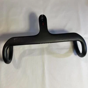 Carbon Integrated Handlebar Road Bike Handle Bar 1-1/8"(28.6mm) Drop Bar Cycling - Picture 1 of 8