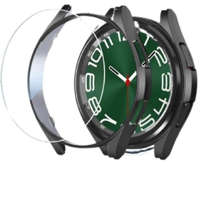 Hülle für Samsung Galaxy Watch 6 Classic 43mm / 47mm Schutzglas Full Panzerfolie - Picture 1 of 8