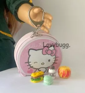 Hello Kitty Lunchbox Wink per bambole Wellie Wishers American Girl SPEDIZIONE GRATUITA AGGIUNGE! - Foto 1 di 12
