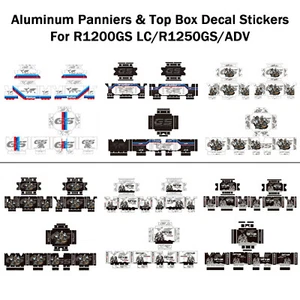 Aluminium Koffer Topcase Aufkleber Für BMW R1200GS LC/R1250GS/ADV Boxes Stickers - Bild 1 von 18