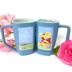 Walt Disney World Winnie The Pooh Life Is A Breeze Mug Set of 2 - Picture 1 of 8