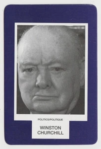 Winston Churchill 1993 Face to Face Game Card - Einzelkarte aus kanadischem Spiel - Bild 1 von 2