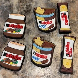 Menge 6 Stck. Nutella Schuh Crocs Schuh Anhänger Weihnachten Strumpf Füller - Bild 1 von 5