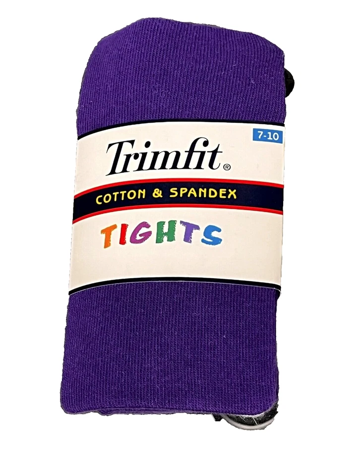 Nuevas Medias Trimfit Púrpura Talla 7-8-9-10 Nuevas en Paquete Nuevas con Etiquetas Foto 1 de 1