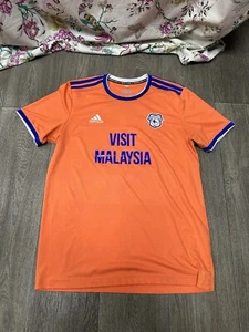 Adidas Cardiff City Third Away Shirt 2019-2020 - Orange Size L - Bluebirds  - Picture 1 of 6