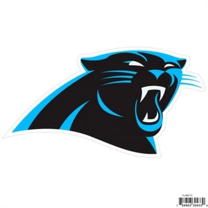 Carolina Panthers 8" Magnet Outdoor Rated Vinyl Auto Fridge NFL Football Team - Picture 1 of 2