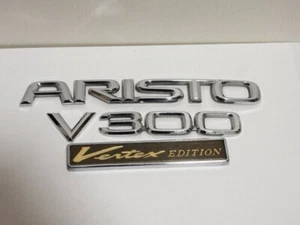 Toyota Aristo 16 JZS160 JZS161 V300 Vertex Emblem 3 Set - Picture 1 of 10
