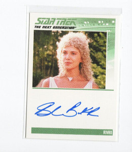 Star Trek Compelte TNG Series 1 Autograph Auto Card Brenda Bakke as Rivan
