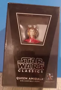 Mini Busto Clásico Gentle Giant Star Wars Queen Amidala 5" Coleccionable Nuevo en Caja con Certificado de Autenticidad - Imagen 1 de 6