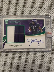 2020 Immaculate Collegiate Jalen Reagor RC Patch On Card Auto #03/10 Eagles 🦅 - Bild 1 von 2