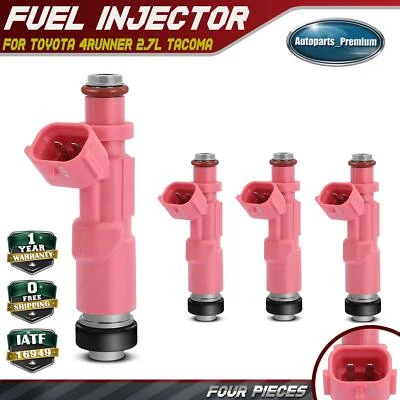 4x Inyector de combustible para Toyota 4Runner 2000 2,7 L Tacoma 2000 2001 2002 2003 2004 Foto 1 de 4
