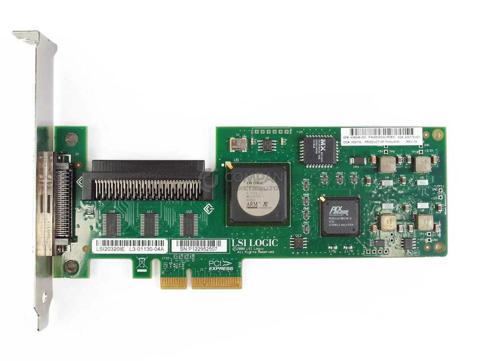 439946-001 HP LSI 20320IE U320 SINGLE CHANNEL CONTROLLER PCI-E - 439776-001 - Image 1 of 4