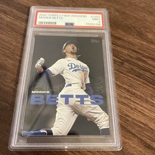 2020 Topps Cyber Weekend Mookie Betts #CW-2 MINT PSA 9 Print Run 1,000
