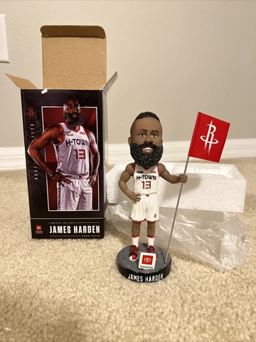 NEW James Harden Houston Rockets Bobblehead NASA SPACE H Town Cover