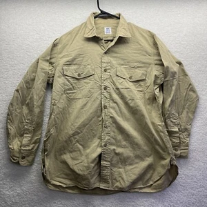 Elbeco Shirt Adult 161/2 Brown Police Uniform cotton sanforized poplin Chore Fit - Picture 1 of 13