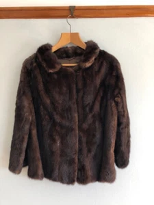 vintage ladies real mink fur coat - Picture 1 of 6