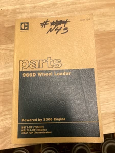 CAT CATERPILLAR 966D 966 WHEEL LOADER PARTS CATALOG MANUAL BOOK 99Y - Picture 1 of 1