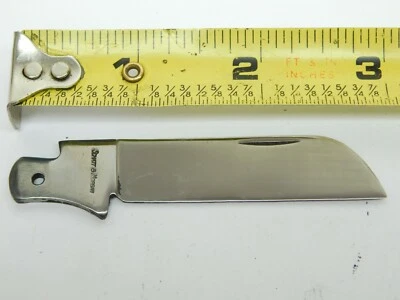 REPLACEMENT SHEEPSFOOT BLADE #50 Stockman SCHATT & MORGAN QUEEN FOLDING KNIFE QC - Image 1 of 4