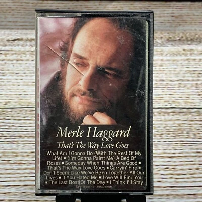 Merle Haggard - That's The Way Love Goes [Cassette Tape Album 1983] Epic - Image 1 of 4