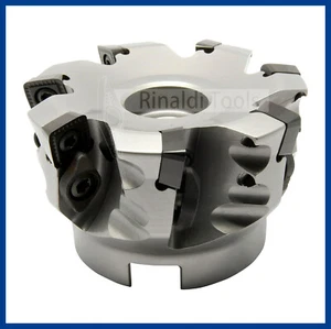 1 x fresa ad avanzamento alto 63 mm / Z = 7 + 10 x SDMT 09T312.....con IK. NUOVO!! - Foto 1 di 1