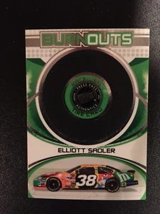 2006 PRESS PASS PREMIUM ELLIOTT SADLER BURNOUTS TIRE 393/1050 Nascar Memorabilia - Picture 1 of 5