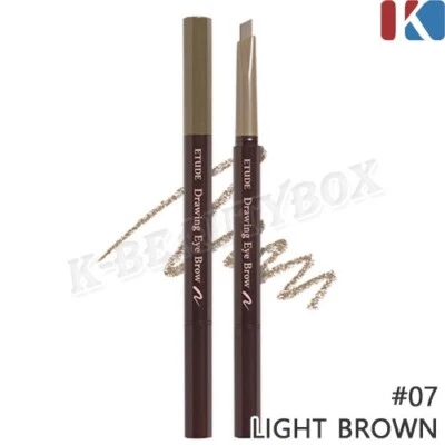 ETUDE Drawing Eye Brow 0.25g #07 Light Brown Quick & Easy Application K-Beauty - Image 1 of 4