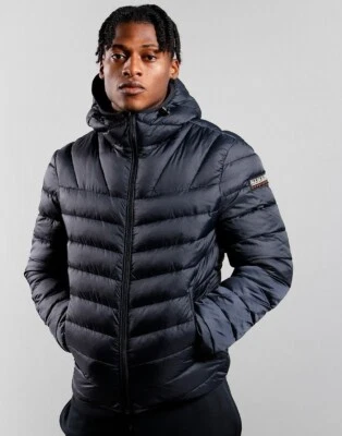 Chaqueta acolchada aislante con capucha Napapijri Original Aerons para hombre NP0A4FPY Foto 1 de 4