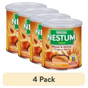 (4 pack) NESTLE Nestum Wheat and Honey Cereal 10.5 oz. Canister 10.6 oz - Picture 1 of 7