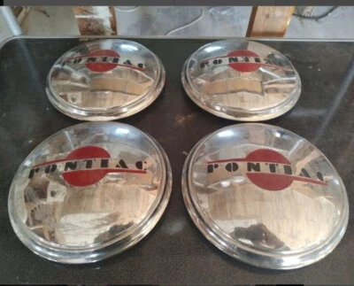 46 Pontiac Chieftain Safari Star Chief 1946 tapacubos cubiertas de rueda tapas centrales Foto 1 de 4