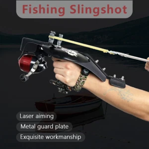 Professional Slingshot Archery Arrows Slingbow Infrared Light Arrow Rest Fishing - Picture 1 of 12