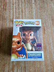 New Rare Unreleased Pokemon Funko Pop Metallic Charizard 843 Wondercon 2022 LE - Picture 1 of 9