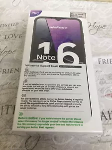 Ulefone Note 16 Pro (12GB+128GB) Unlocked Smartphone, Android 13 Cell / SEALED - Picture 1 of 11
