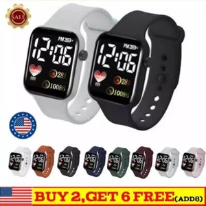 Digital Watch Waterproof Kids Watch For Children Boys Girls LED Wrist Watch - Picture 1 of 20