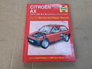 Citroen AX 1987 to 1994 Haynes Manual - Picture 1 of 1