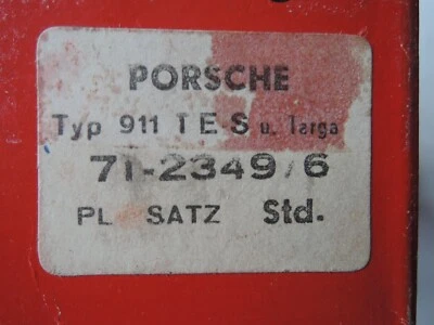 PORSCHE 911 2.0 - 2.2 Nuevo JUEGO DE RODAMIENTOS DE VARILLA ESTÁNDAR GLYCO 71-2349/6 Foto 1 de 4
