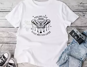 Camiseta gráfica Feeling Cute Might Hex You Later, camisa para mujer, bruja, regalo - Imagen 1 de 1