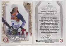 2018 Topps US Olympic & Paralympic Team and Hopefuls Gold /25 Julia Mancuso