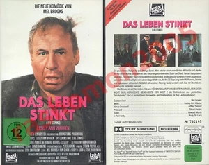 VHS DAS LEBEN STINKT 1991 Mel Brooks Lesley Ann Warren Rarität Uncut Großbox Fox - Bild 1 von 1