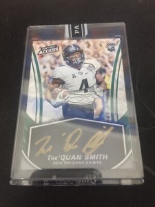 TRE'QUAN SMITH RC 2017 Panini Instant Access Green ROOKIE CARD AUTOGRAPH # 10/10