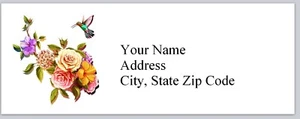 Personalized Address Labels Cute Hummingbird Bird (bx 267) - Picture 1 of 3
