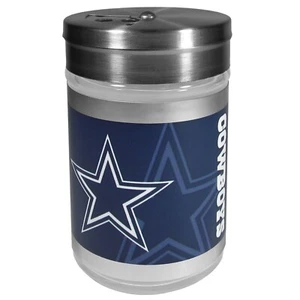 Coctelera de condimento Dallas Cowboys Glass Tailgater ¡Con licencia de la NFL! - Imagen 1 de 4