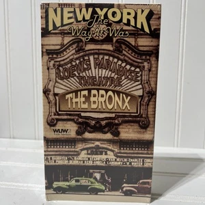 New YorkThe Way It Was: The Bronx 1996 VHS 1930-60s Time Capsule Documentary NEW - Picture 1 of 10