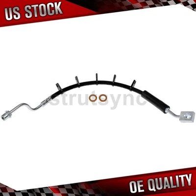 Dorman H622310 Rear Left Brake Hydraulic Hose For 03-2009 Chevrolet C6500 Kodiak - Image 1 of 3